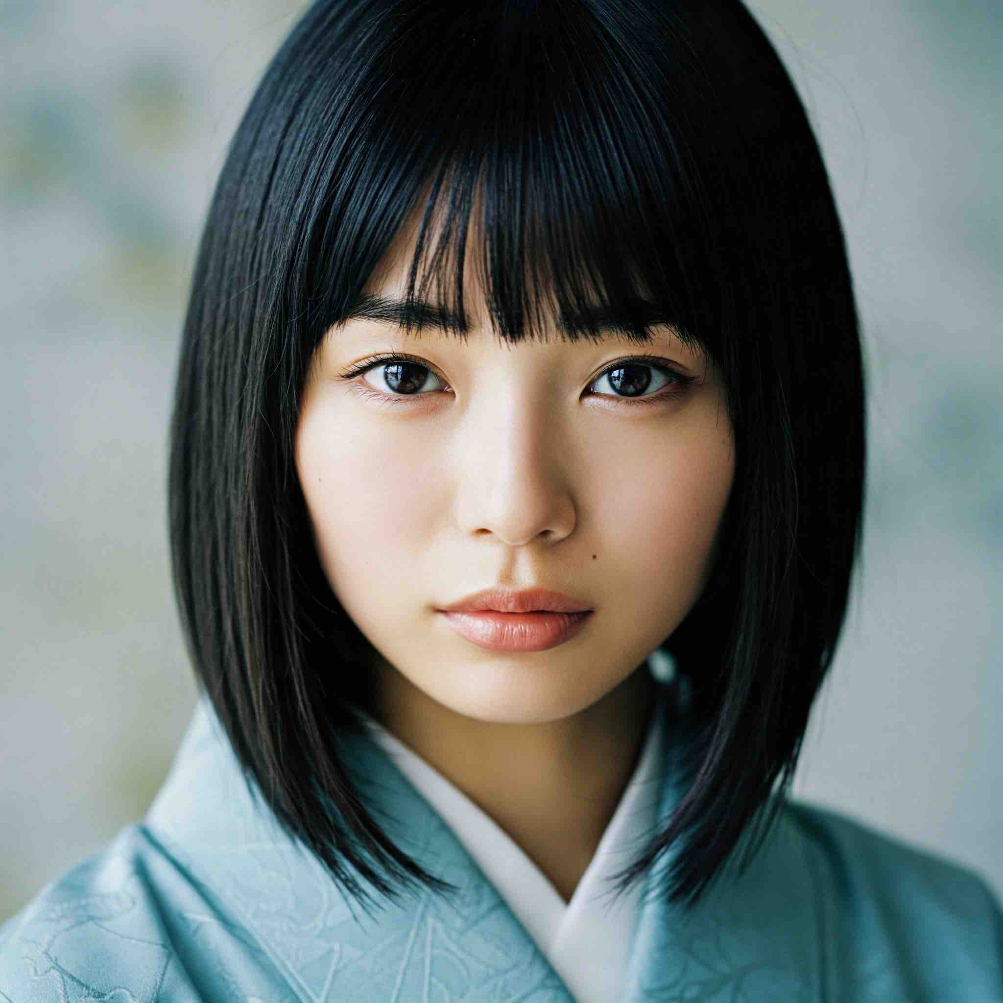 小顔に見える前髪ぱっつんの魅力とスタイル
